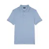 Paul & Shark Polo In Cotone E Seta In Azzurro Melange