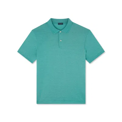 Paul & Shark Polo In Cotone E Seta In Verde Tropici