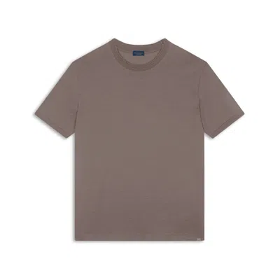Paul & Shark T-shirt In Cotone E Seta In Beige