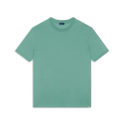 Paul & Shark T-shirt In Cotone E Seta In Verde Tropici