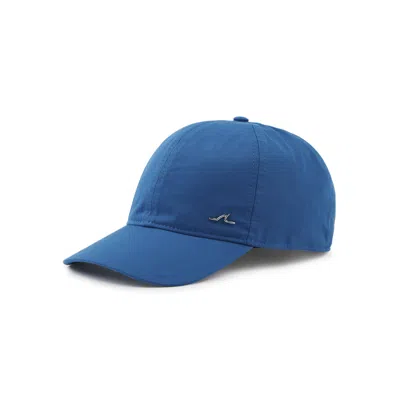 Paul & Shark Cappello Da Baseball In Cotone Con Shark Fin In Avio