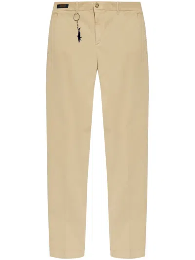 Paul & Shark Cotton-blend Chinos In Neutrals