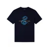 Paul & Shark T-shirt In Jersey Di Cotone Year Of The Snake In Blu