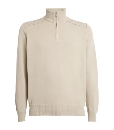 Paul & Shark Cotton-linen Fresco Sweater In Beige