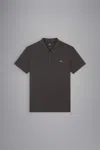 Paul & Shark Cotton Polo Shirt In Marrone