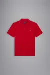 Shop Paul & Shark Cotton Piqué Polo Shirt In Rosso