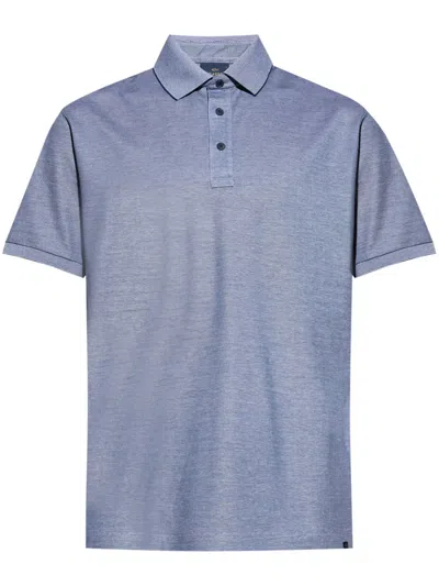Paul & Shark Cotton Polo Shirt In Blau