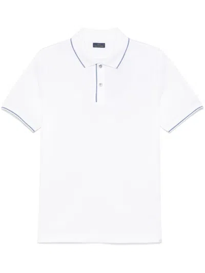 Paul & Shark Cotton Polo Shirt In White