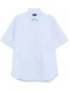 Paul & Shark Cotton Shirt In Blue