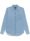 Paul & Shark Cotton Shirt In Blue