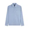 PAUL & SHARK COTTON SHIRT WITH MICRO-PATTERN