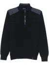 Paul & Shark Cotton Sweater In Blue