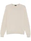 Paul & Shark Beige Crew Neck Sweater In Nude