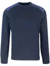 Paul & Shark Fresh Blue Cotton Sweater In Blue