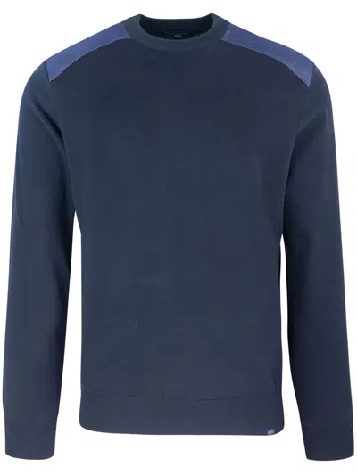 Paul & Shark Cotton Sweatshirt In Blue