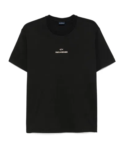 Paul & Shark Cotton T-shirt In Black