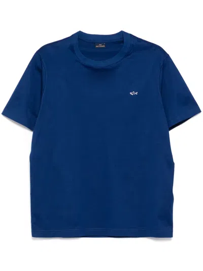 Paul & Shark Cotton T-shirt In Blue