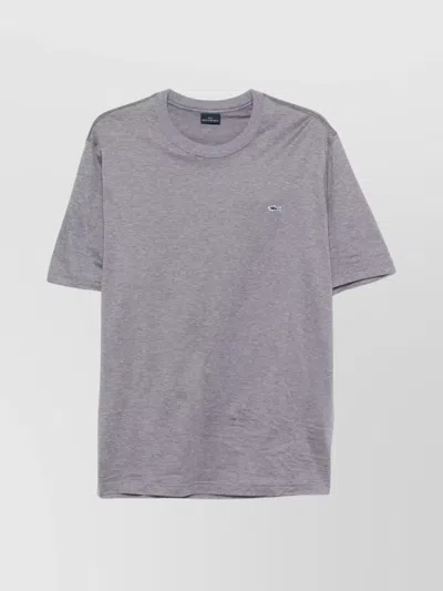 PAUL & SHARK COTTON T-SHIRT LOGO PATCH