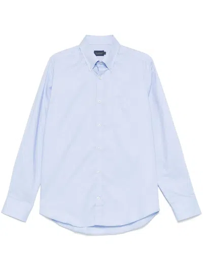 Paul & Shark Cotton-twill Shirt In ブルー