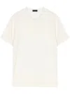 Paul & Shark Crew-neck Linen T-shirt