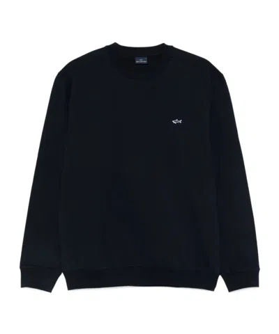 PAUL & SHARK LOGO-APPLIQUÉ SWEATSHIRT