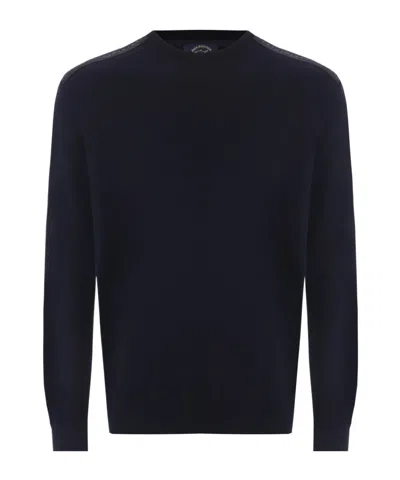 Paul & Shark Crewneck Sweater In Black