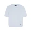 Paul & Shark Maglia Girocollo In Fresco Cotone In Bianco