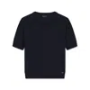 Paul & Shark Maglia Girocollo In Fresco Cotone In Blu