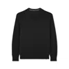 Paul & Shark Maglia Girocollo In Fresco Cotone In Nero
