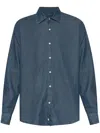 Paul & Shark Denim Shirt In Blau