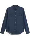 Paul & Shark Denim Shirt In Blue