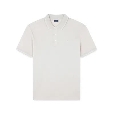 Paul & Shark Polo In Cotone Double Piqué In Mandorla