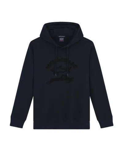 Paul & Shark Drawstring Hooded Hoodie In Black