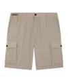 Paul & Shark Elastic Belt Shorts In Nude