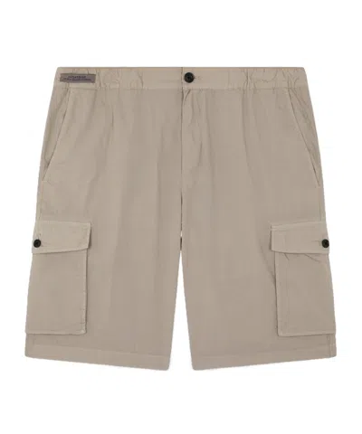 Paul & Shark Elastic Belt Shorts In Nude