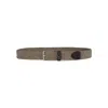 Paul & Shark Cintura Elastica Con Micro-intreccio E Rifiniture In Pelle In Beige Moro