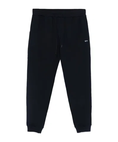 PAUL & SHARK LOGO-APPLIQUÉ TRACK TROUSERS