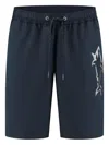 Paul & Shark Elasticated Swim Shorts In Blue