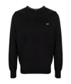 Paul & Shark Embroidered Logo Jumper In Black