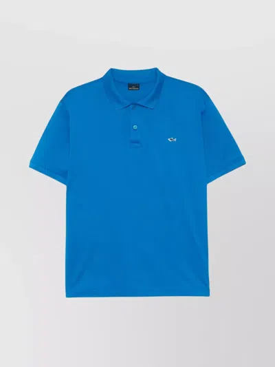 PAUL & SHARK EMBROIDERED LOGO POLO SHIRT