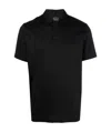 Paul & Shark Embroidered-logo Polo Shirt In Black