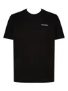 Paul & Shark Embroidered Logo Crew Neck T-shirt In Black