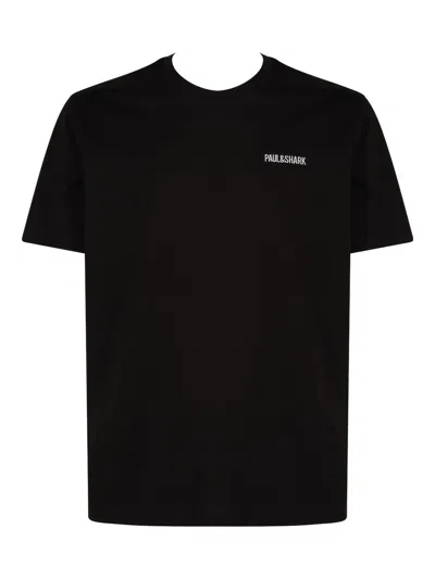 PAUL & SHARK EMBROIDERED LOGO T-SHIRT