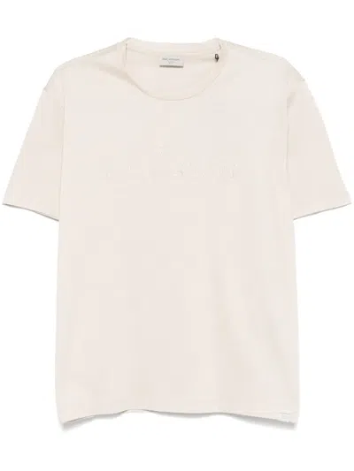 Paul & Shark Embroidered-logo T-shirt In Neutrals
