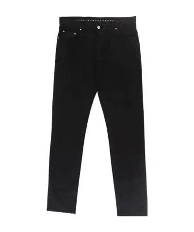 Paul & Shark Five Pockets Slim Casual Pants In Black