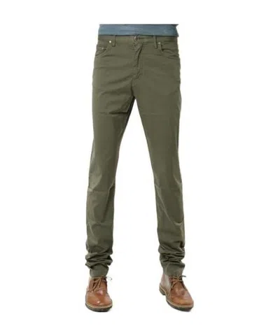 Paul & Shark Five Pockets Slim Casual Pants In Green