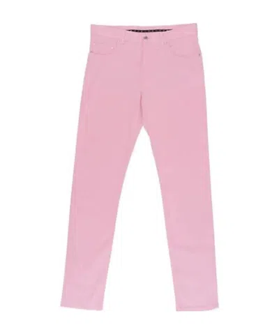 Paul & Shark Five Pockets Slim Casual Pants In Pink