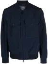 Paul & Shark Flap-pocket Zip-fastening Bomber Jacket In Blue