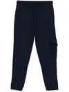 Shop Paul & Shark Fleece Track Pants In Blue