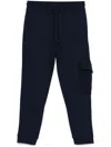 Paul & Shark Joggers Featuring Elastic Waistband And Ribbed Cuffs In Blue